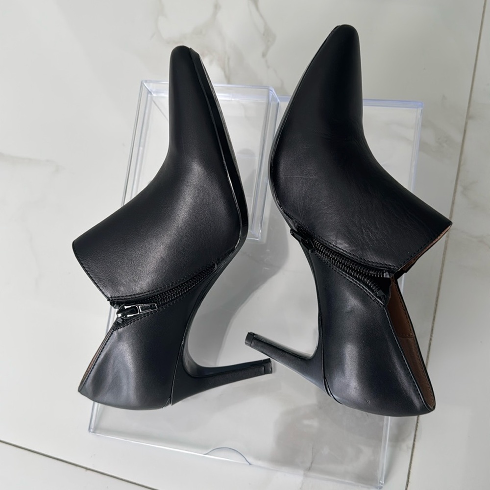 Calvin Klein Black Ankle Booties with Sleek Design